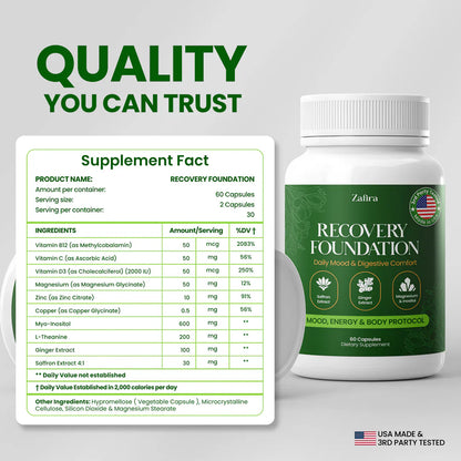 Zafira Recovery Foundation Capsules